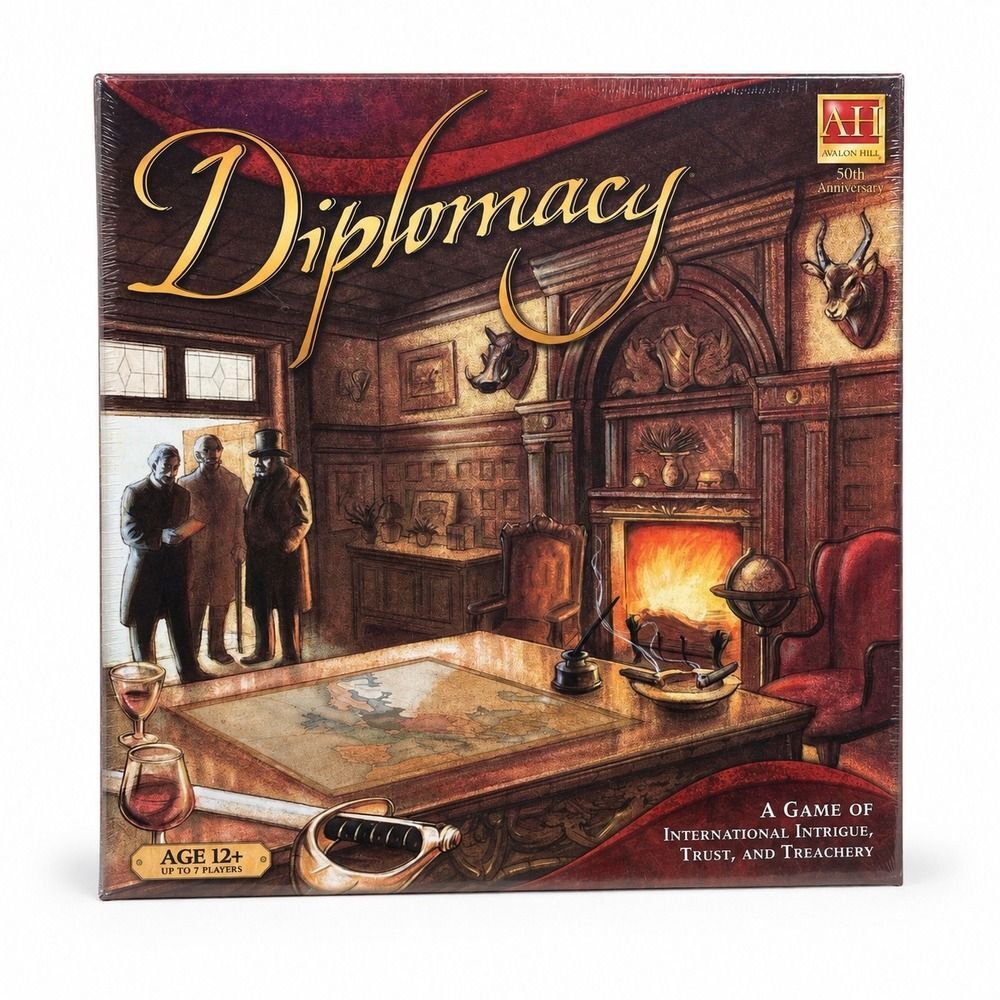 Avalon Hill Diplomacy 50th Anniversary Edition Strategy Board Game New Sealed
